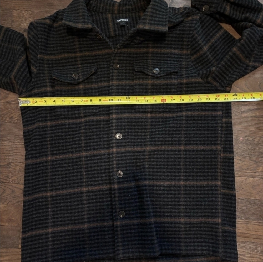 Express Wool Blend Shirt Jacket - Picture 4 of 6
